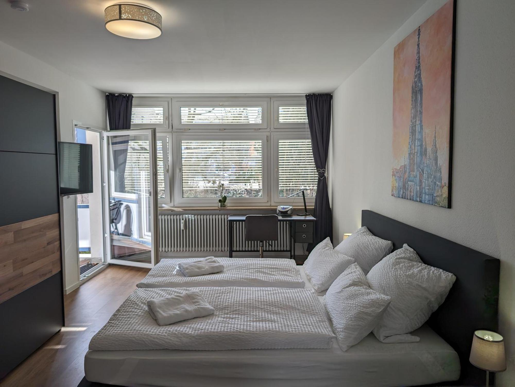 100M Zum Ulmer Muenster: 57M² Wohnung An Der Blau מראה חיצוני תמונה