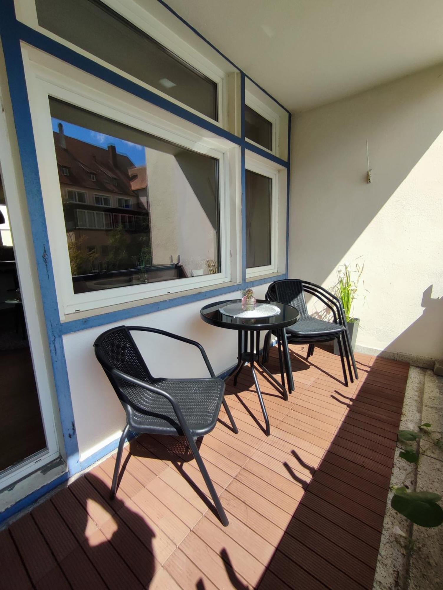 100M Zum Ulmer Muenster: 57M² Wohnung An Der Blau מראה חיצוני תמונה